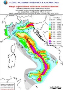 mappa pericolosità sismica