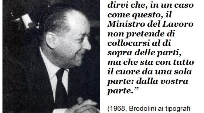 Giacomo Brodolini: il ministro che sfidò la morte